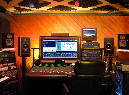New York Recording Studio Control Room